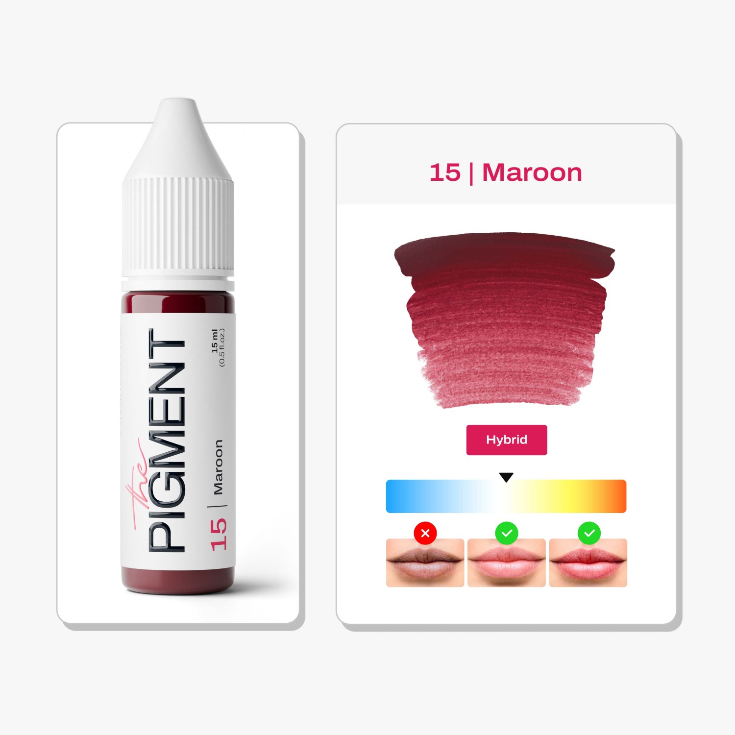 THE PIGMENT ტუჩის პიგმენტი Maroon 15 მლ.